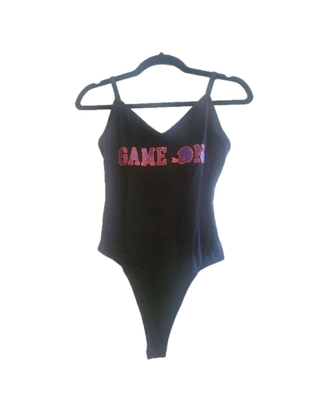 BNWT Women's body snap closure body suit--thong style!